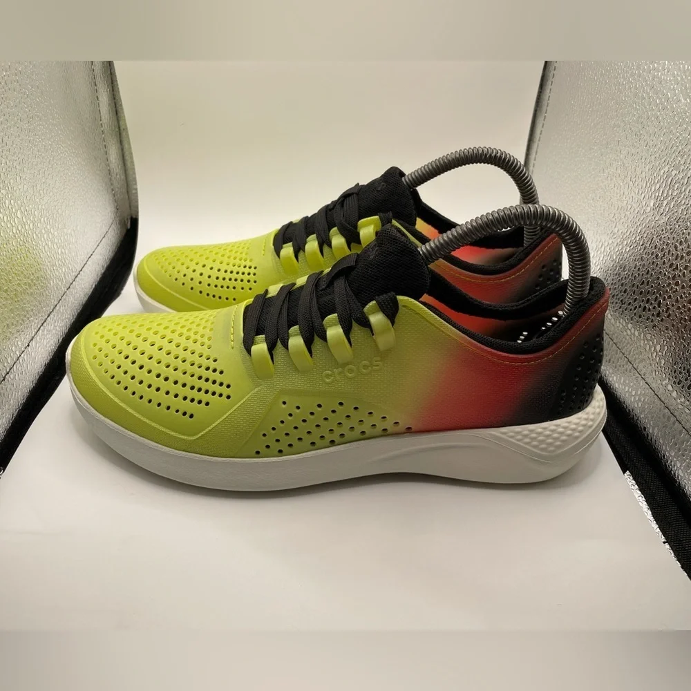 Crocs Lite Ride color dip mens sneakers size 7